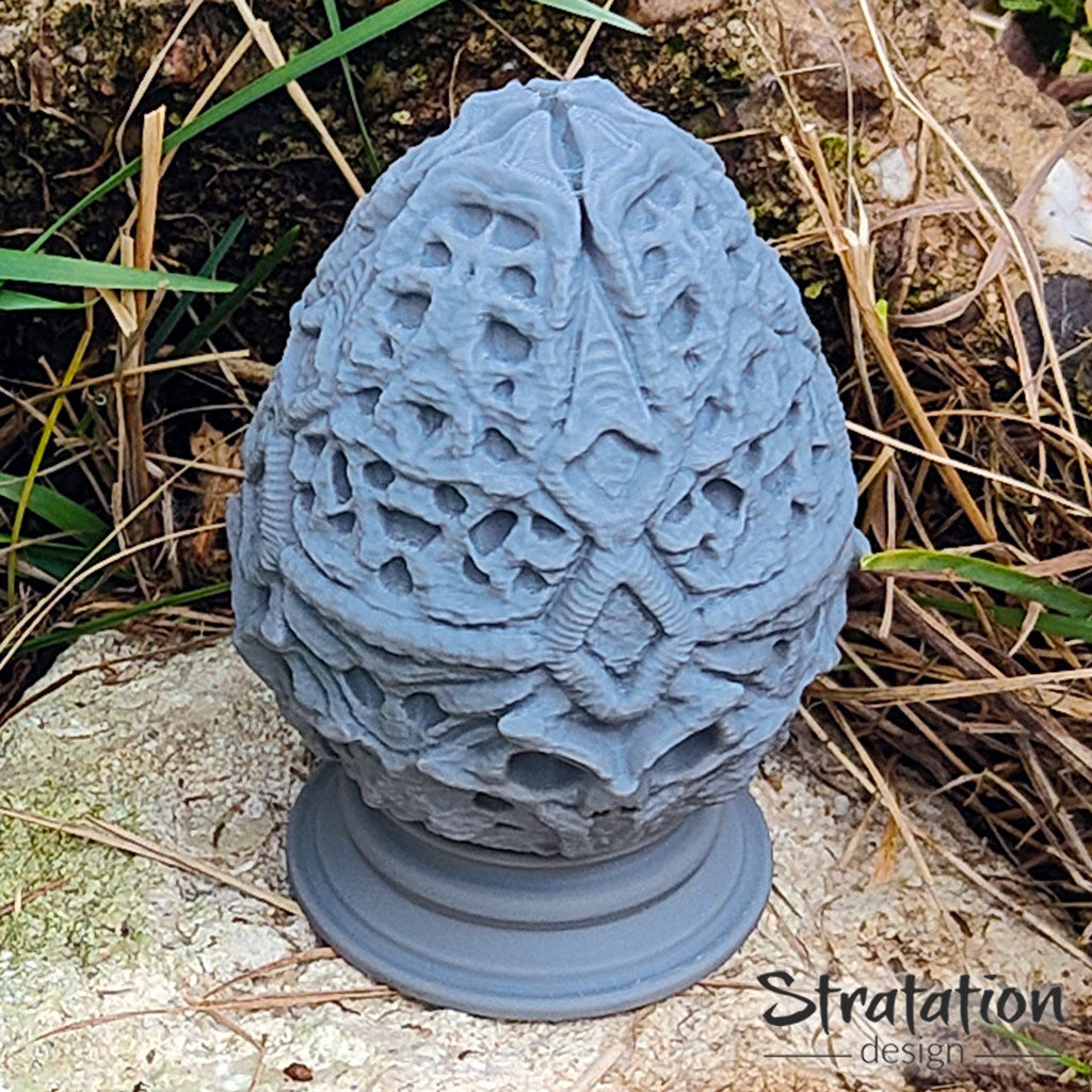 Stratation Design - Plaguebringer Dragon Egg Dice Box - DnD/TTRPG/Roleplaying/Wargames