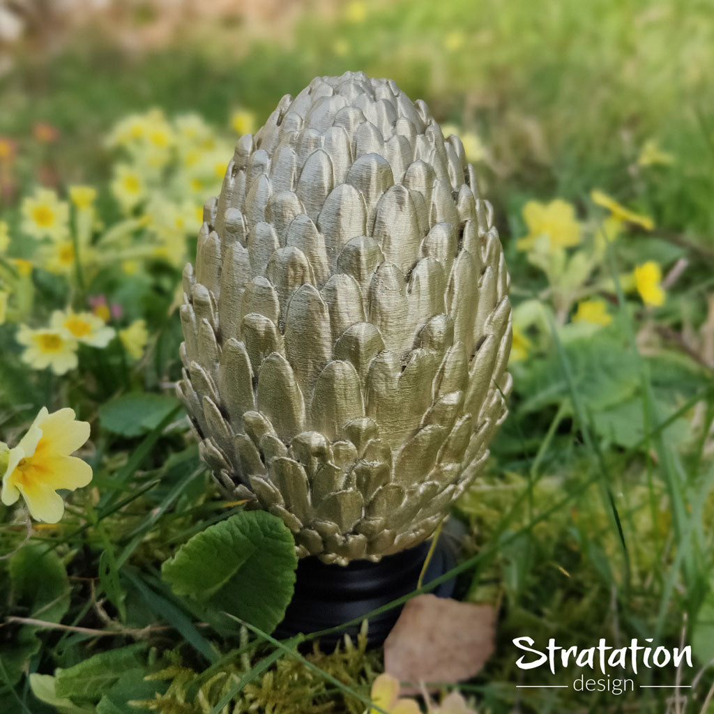 Stratation Design - Forest Dragon Egg Dice Box - DnD/TTRPG/Roleplaying/Wargames