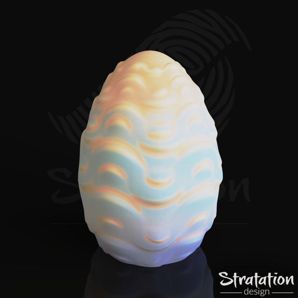 Stratation Design - Water Dragon Egg Dice Box - DnD/TTRPG/Roleplaying/Wargames