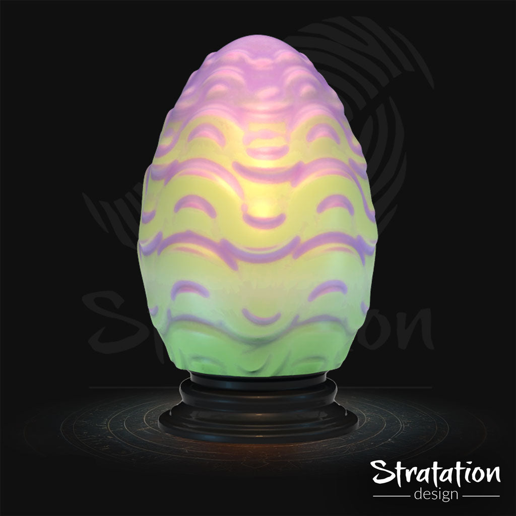 Stratation Design - Water Dragon Egg Dice Box - DnD/TTRPG/Roleplaying/Wargames