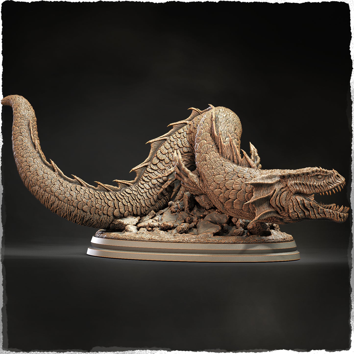Evox Arts - World Dragons #2 - Leviathan - DnD/TTRPG Figure/Miniature