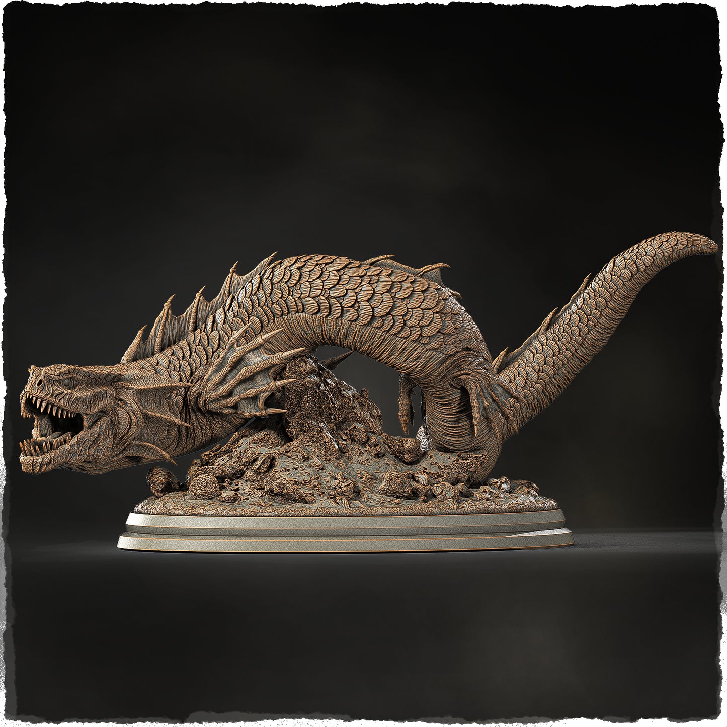 Evox Arts - World Dragons #2 - Leviathan - DnD/TTRPG Figure/Miniature