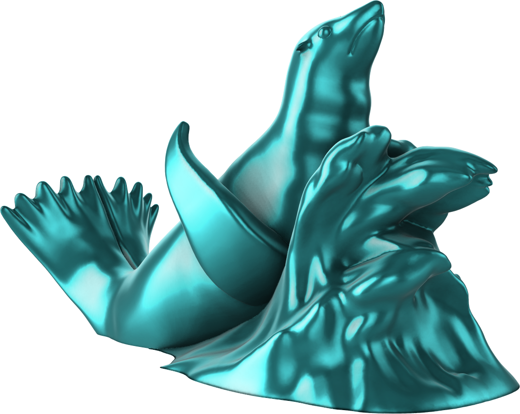 Digital Creative Works - Animal Phone Holder - Sea Lion - Prop/Decoration