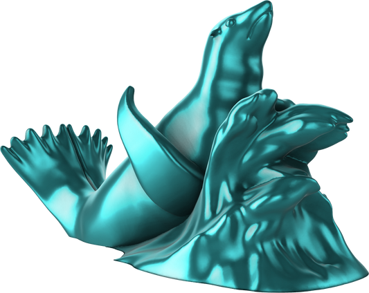 Digital Creative Works - Animal Phone Holder - Sea Lion - Prop/Decoration