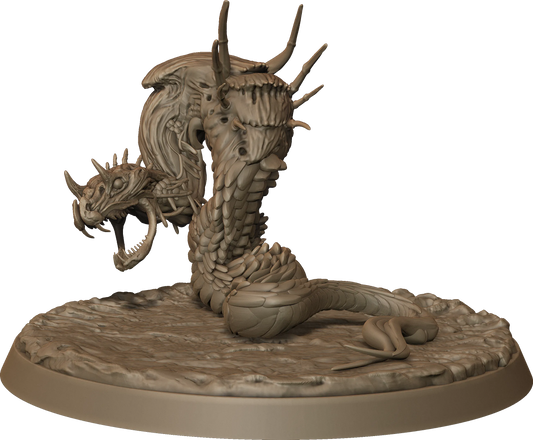 Monolith Arts - Whispering Forest II - Giant Snake #2 - DnD/TTRPG Figure/Miniature