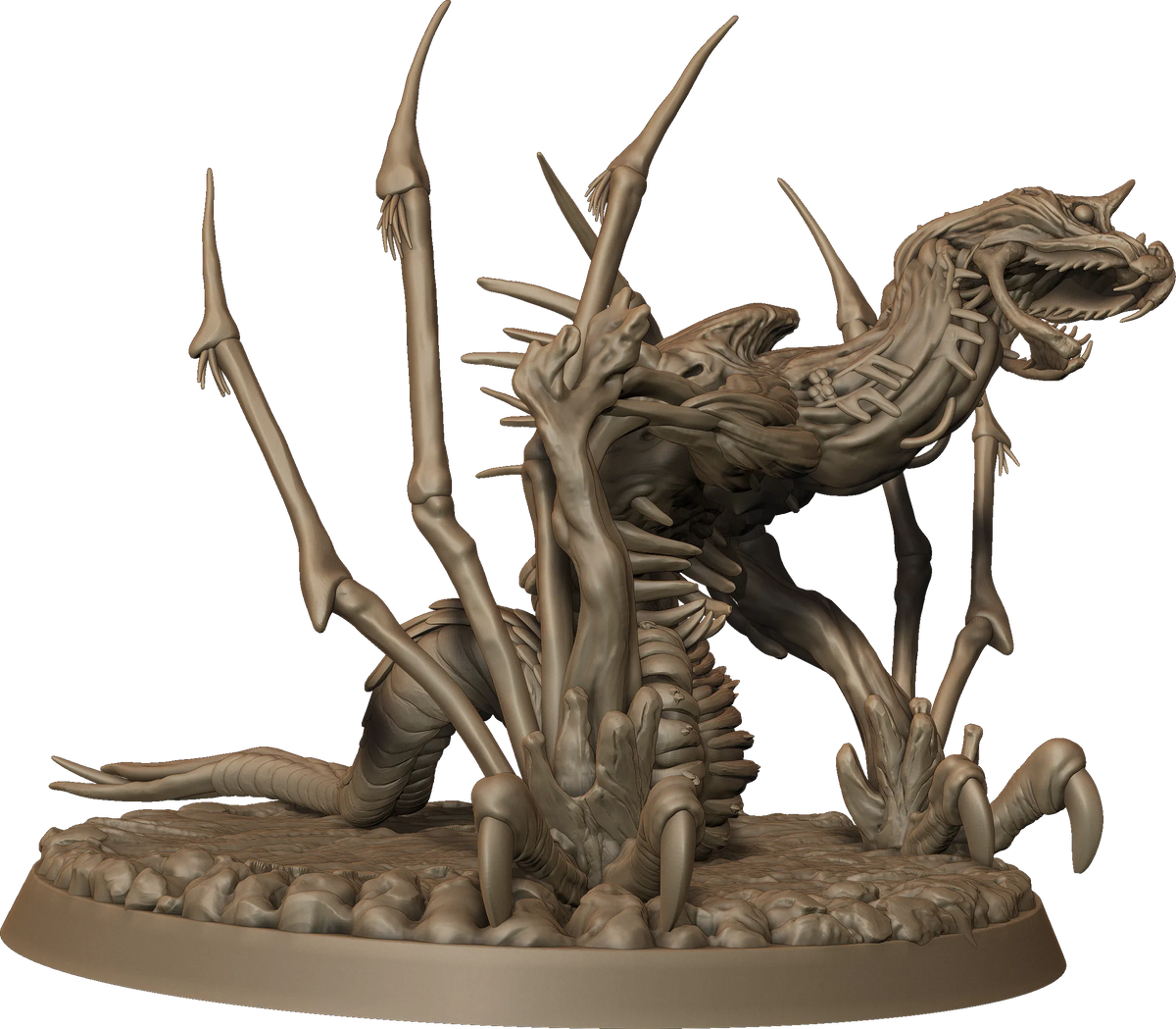 Monolith Arts - Whispering Forest II - Giant Snake #3 - DnD/TTRPG Figure/Miniature