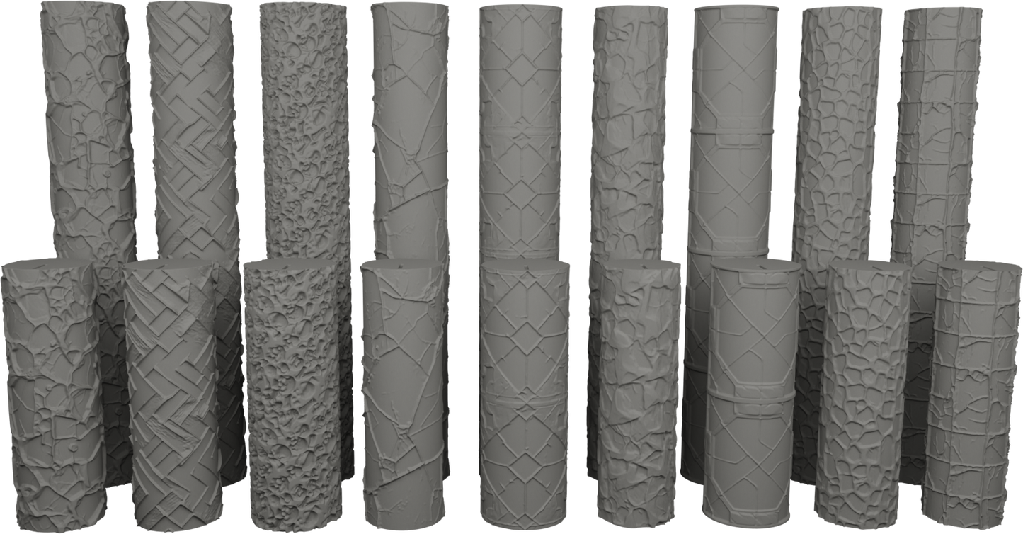 Jorrit - Texture Rollers #13 - Clay Roller for Scenery/TTRPG/Pottery Embossing