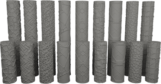 Jorrit - Texture Rollers #13 - Clay Roller for Scenery/TTRPG/Pottery Embossing