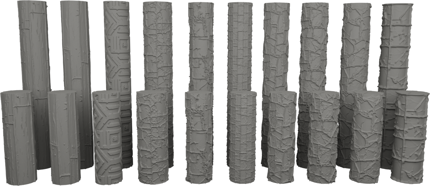 Jorrit - Texture Rollers #19 - Clay Roller for Scenery/TTRPG/Pottery Embossing