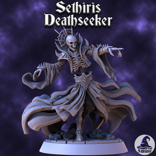 Print Fantasy - Chaos & Order - Sethiris Deathseeker - 75mm Pin Up/Figure/Model/Diorama
