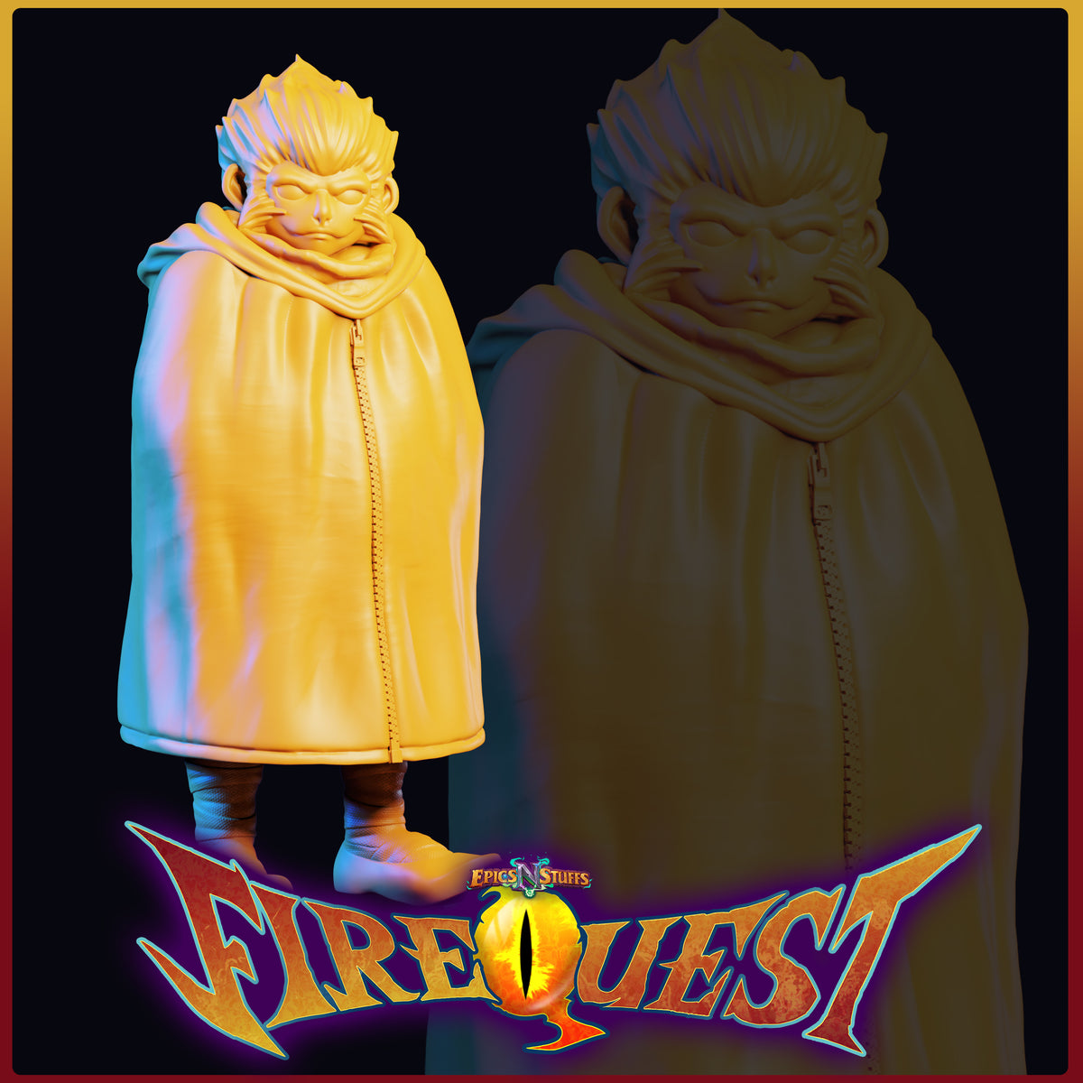 Lance Wilkinson - Fire Quest - Shady Character #3 - 32/95mm DnD/TTRPG Figure/Miniature