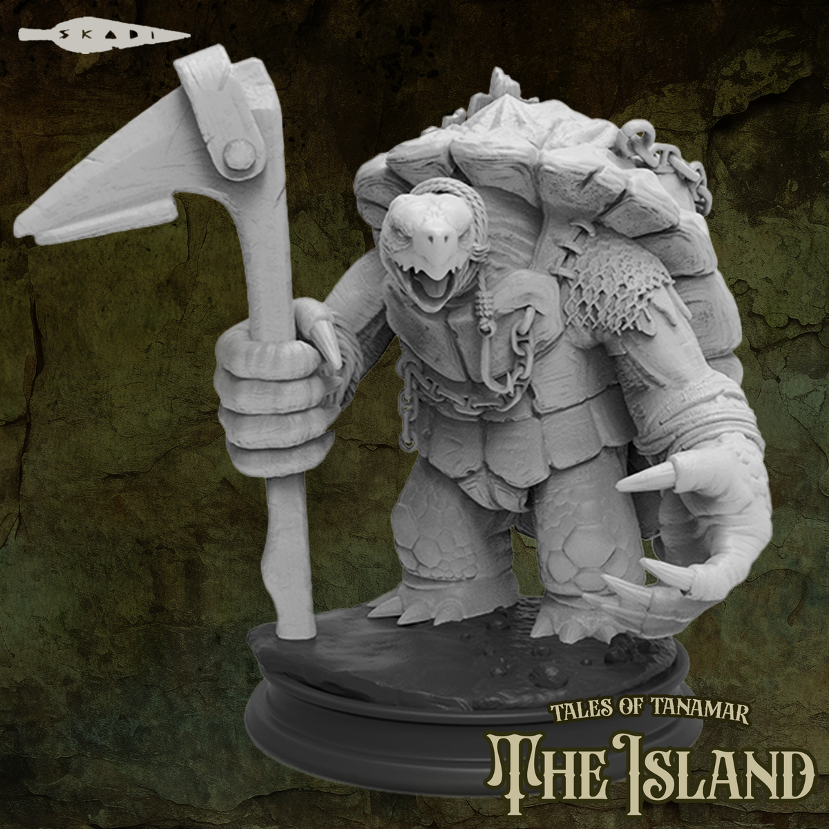 Skadi Studios - The Island - Tortle - DnD/TTRPG Figure/Miniature