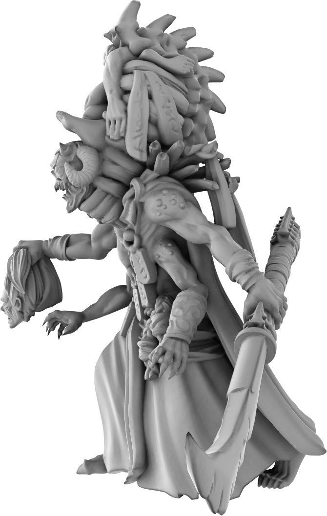 Brayan Nafarrate - Bestiary #5 - Shinigami #1 - DnD/TTRPG Figure/Miniature