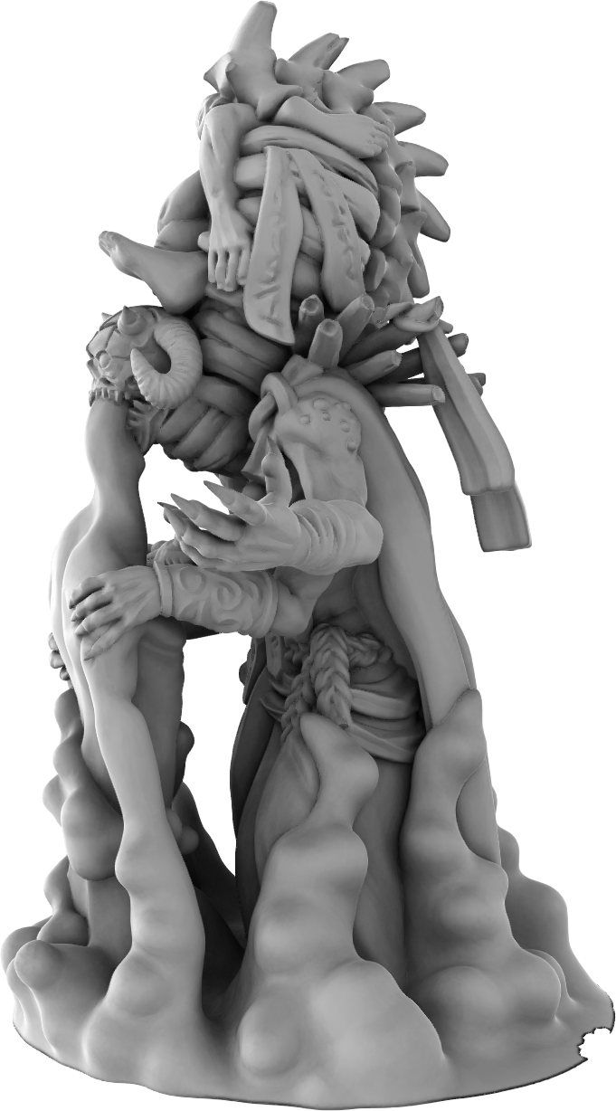 Brayan Nafarrate - Bestiary #5 - Shinigami #2 - DnD/TTRPG Figure/Miniature