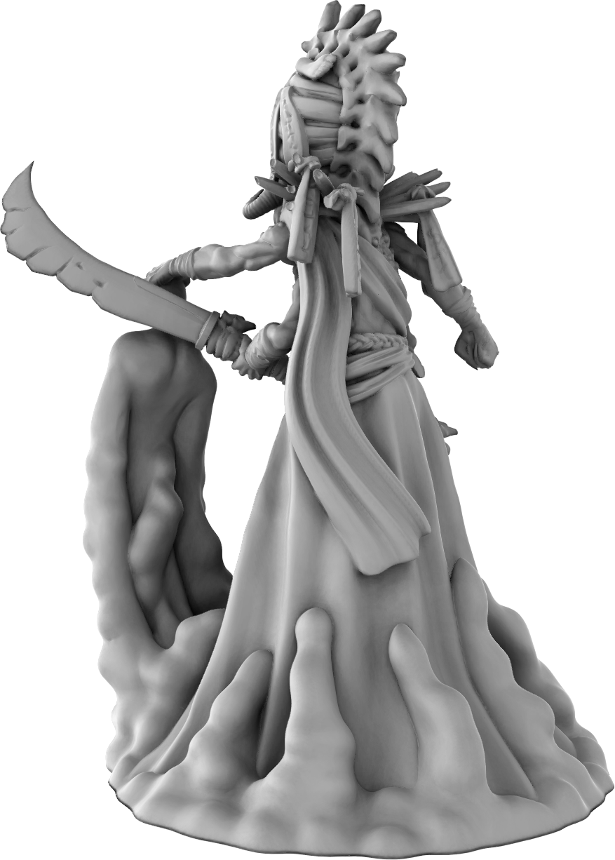 Brayan Nafarrate - Bestiary #5 - Shinigami #3 - DnD/TTRPG Figure/Miniature