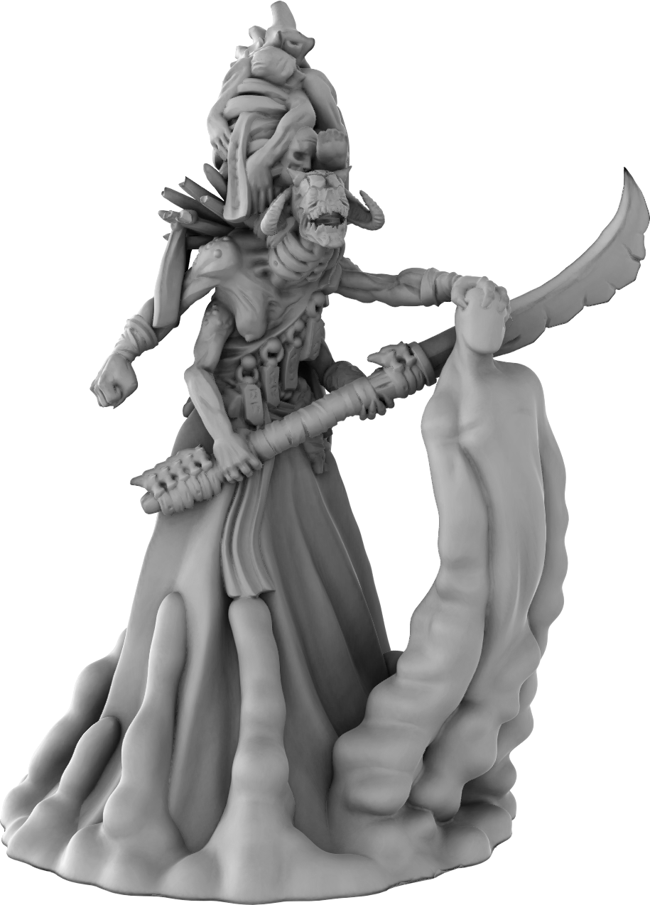 Brayan Nafarrate - Bestiary #5 - Shinigami #3 - DnD/TTRPG Figure/Miniature
