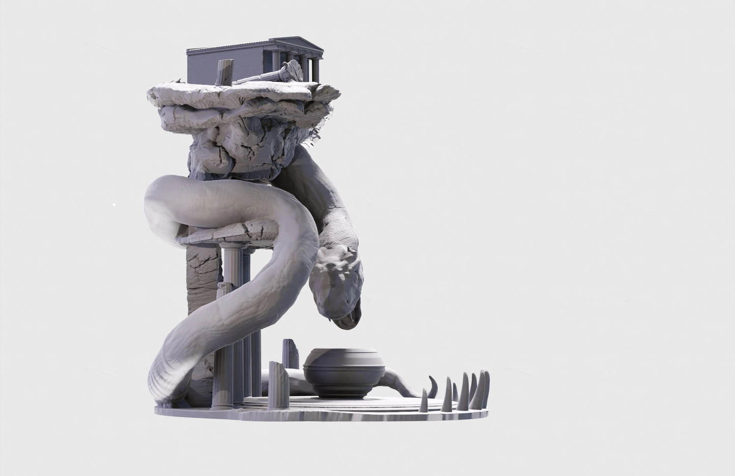 Possibly Cool Dice Tower - Athena - DnD/TTRPG/Roleplaying/Wargames