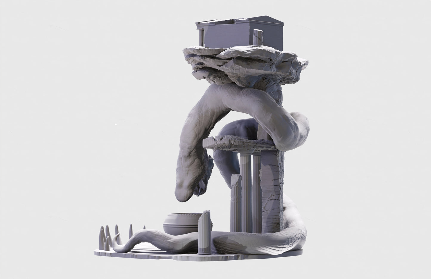 Possibly Cool Dice Tower - Athena - DnD/TTRPG/Roleplaying/Wargames