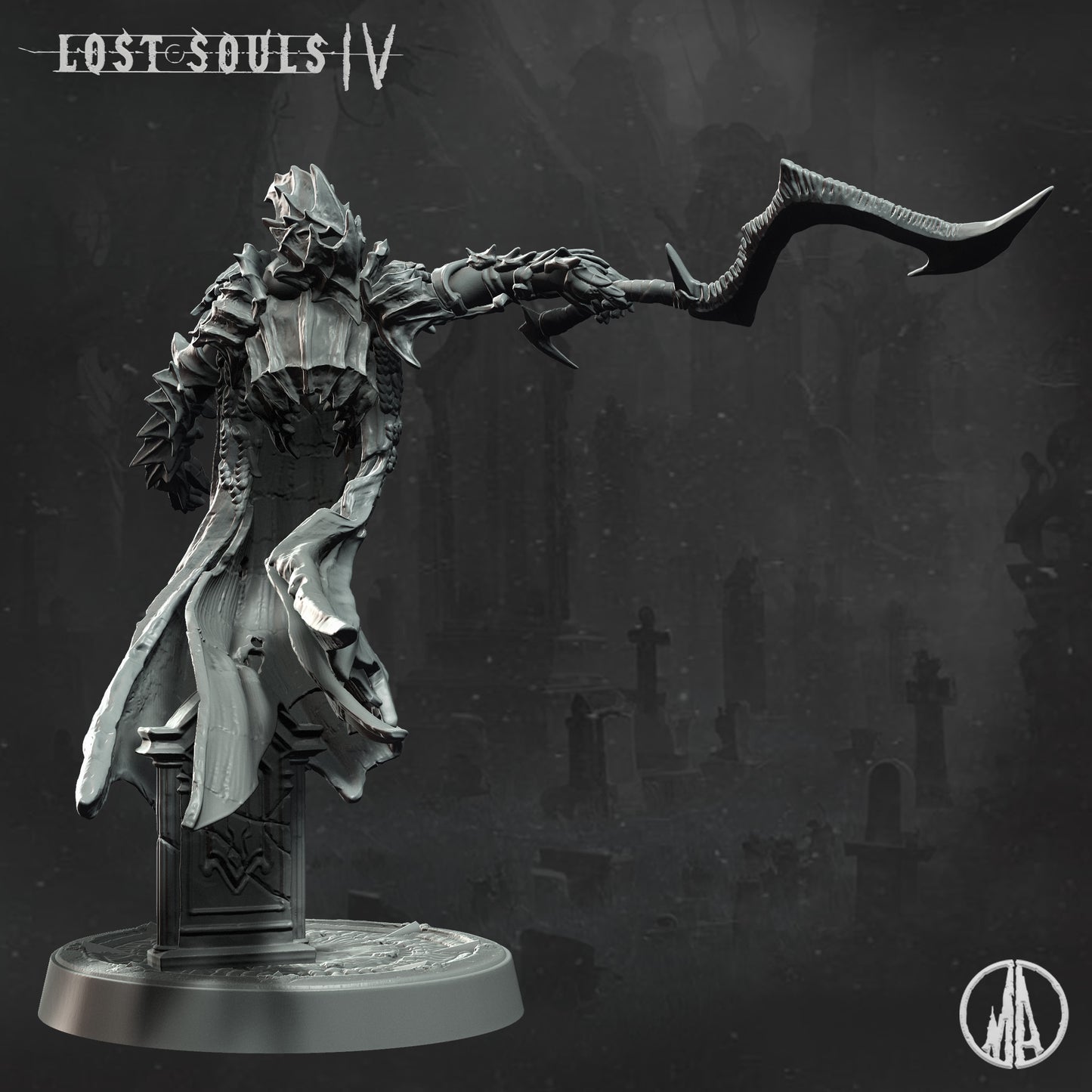 Monolith Arts - Lost Souls IV - Silent Phantom #3 - DnD/TTRPG Figure/Miniature