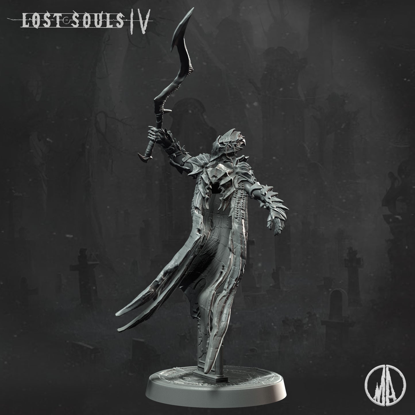 Monolith Arts - Lost Souls IV - Silent Phantom #4 - DnD/TTRPG Figure/Miniature