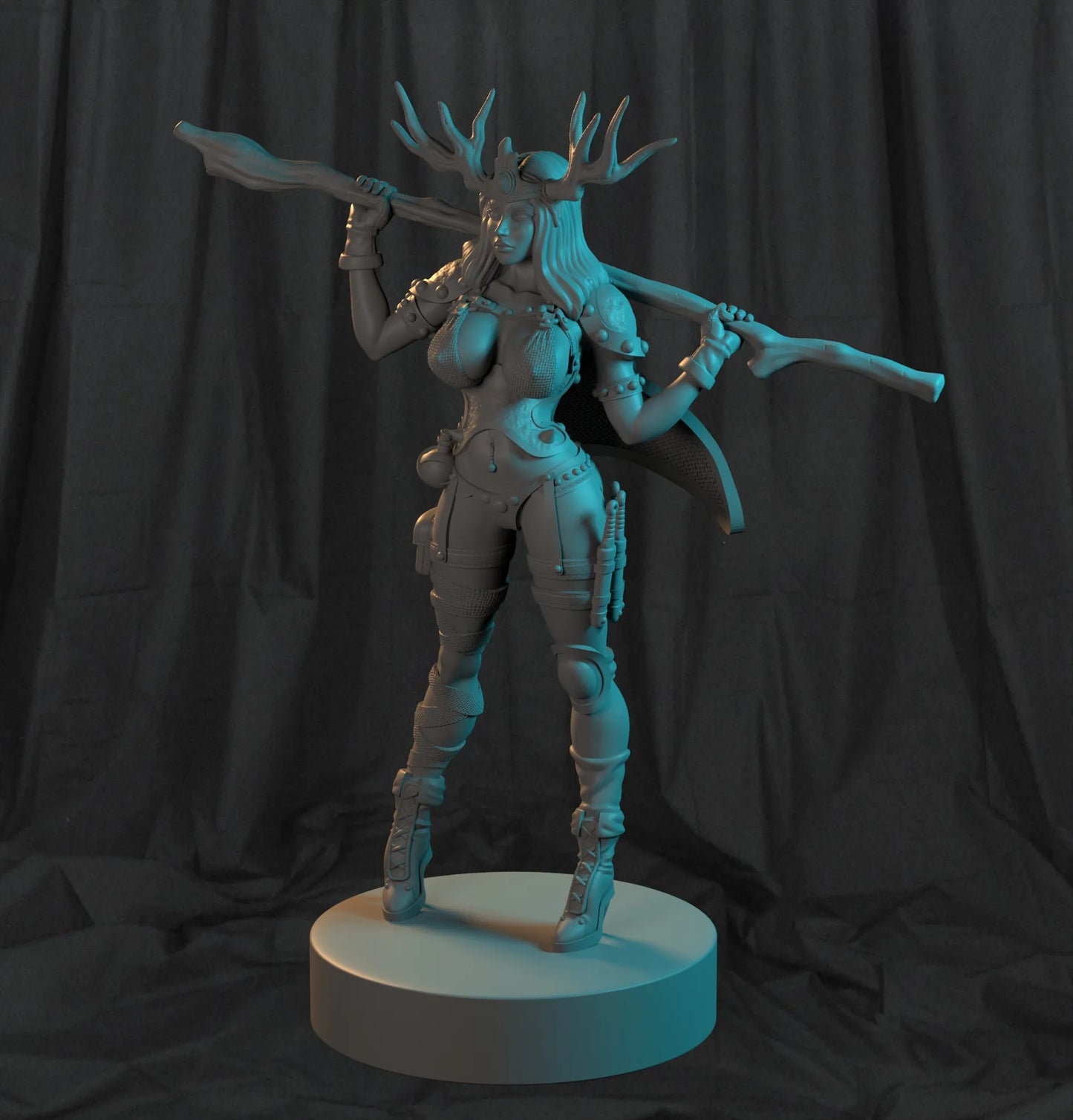 Clover Leaves - Fighter Girl #2 - Sira - 75mm Pin Up/Figure/Model/Diorama