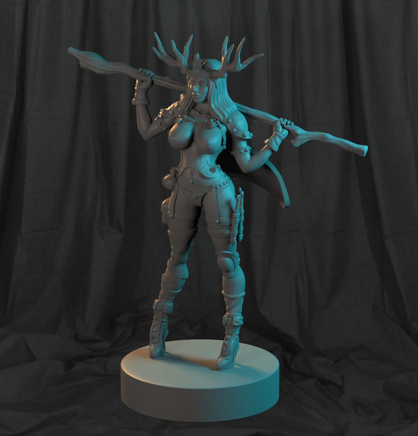 Clover Leaves - Fighter Girl #2 - Sira - 75mm Pin Up/Figure/Model/Diorama
