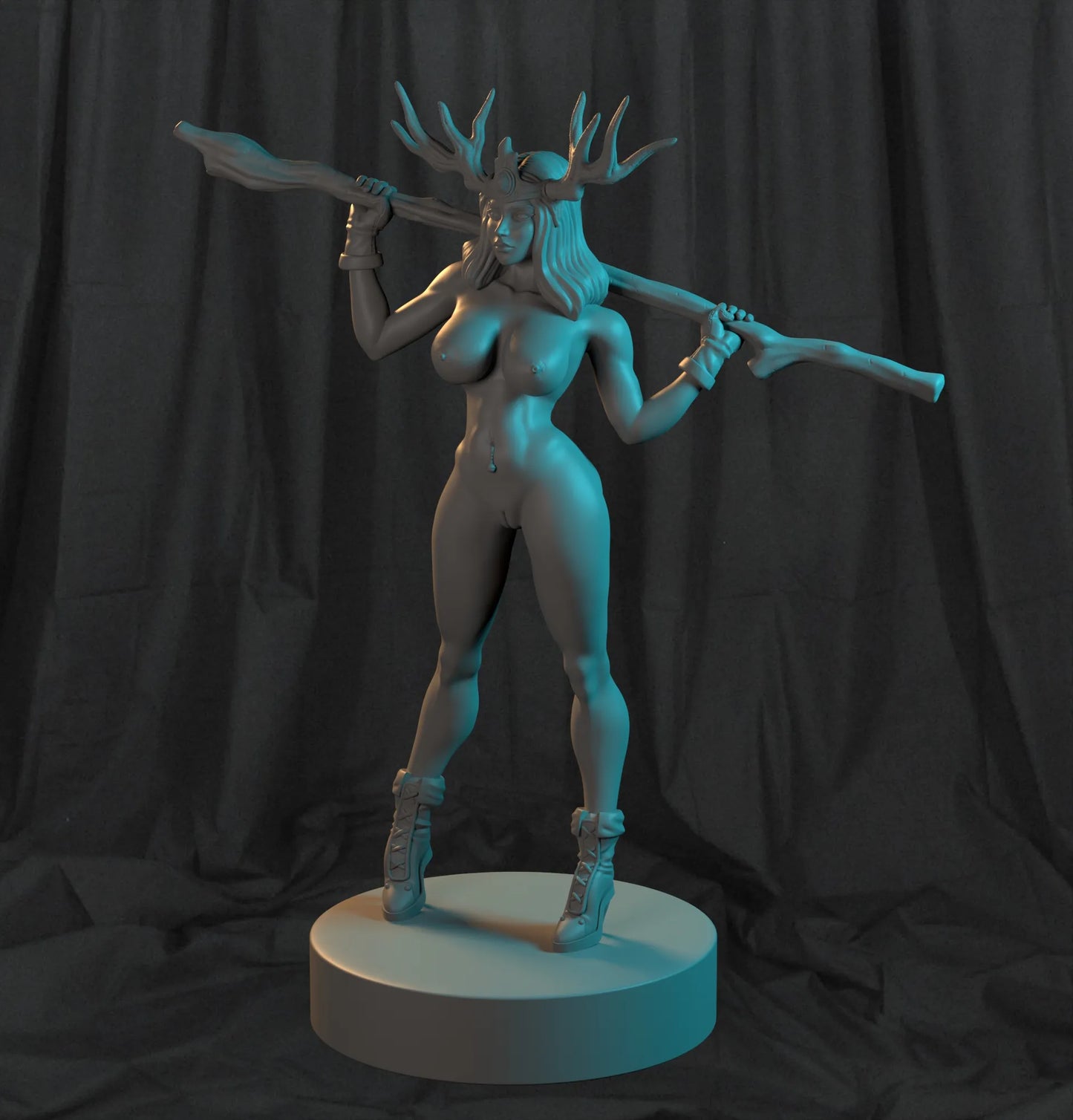 Clover Leaves - Fighter Girl #2 - Sira - 75mm Pin Up/Figure/Model/Diorama