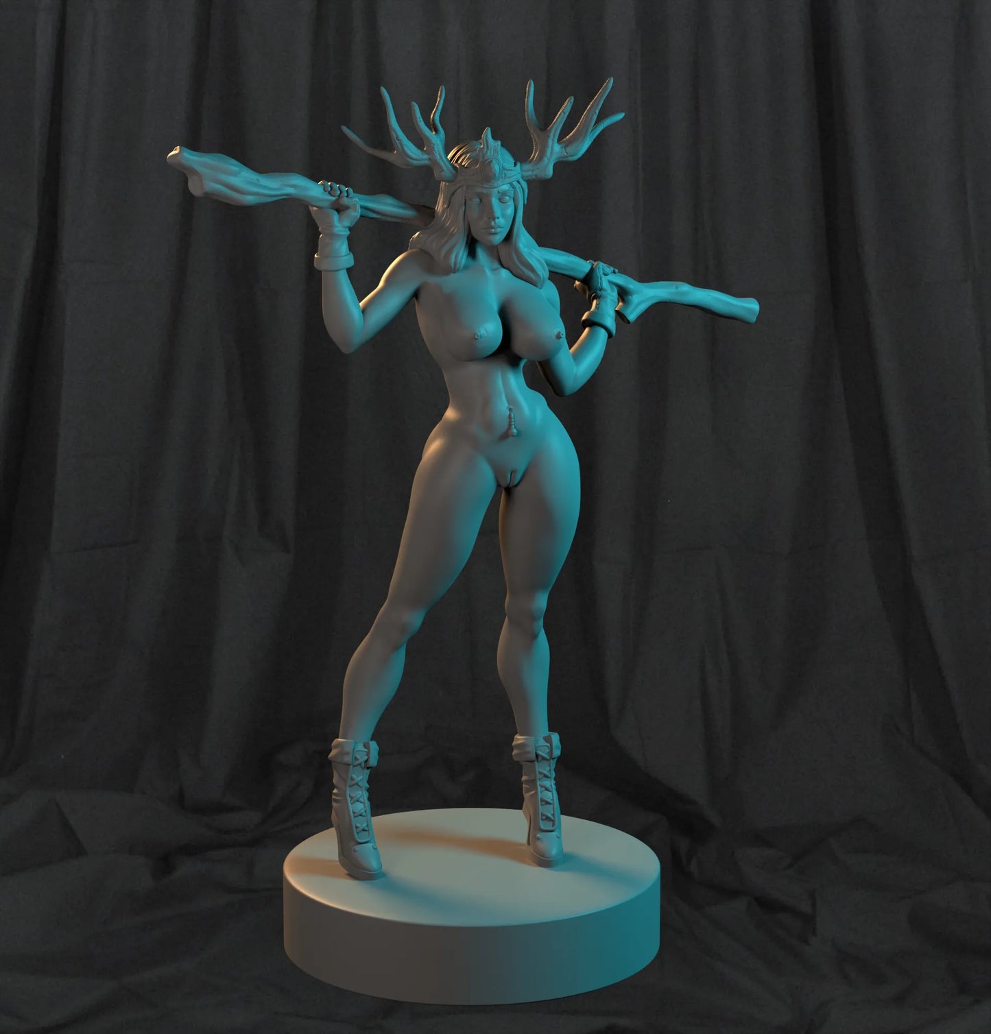 Clover Leaves - Fighter Girl #2 - Sira - 75mm Pin Up/Figure/Model/Diorama