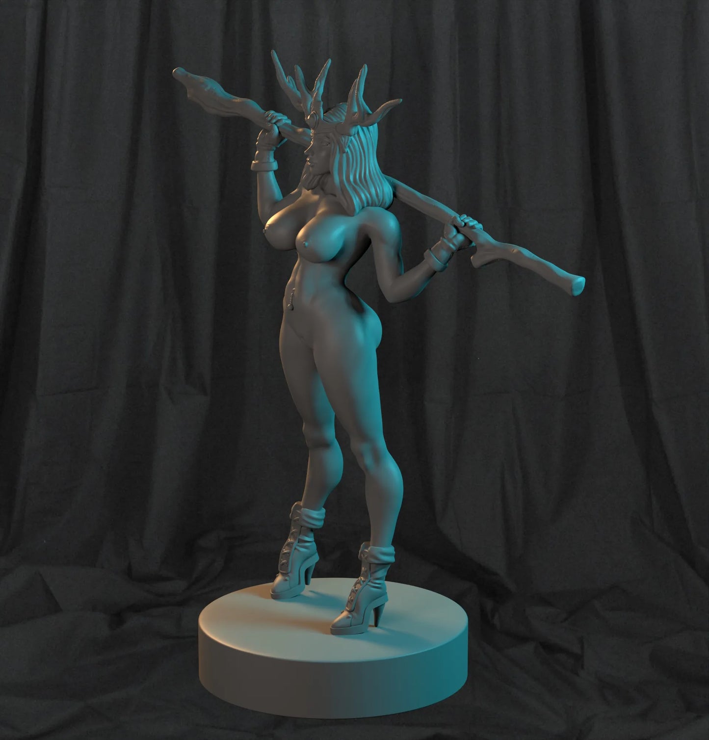 Clover Leaves - Fighter Girl #2 - Sira - 75mm Pin Up/Figure/Model/Diorama
