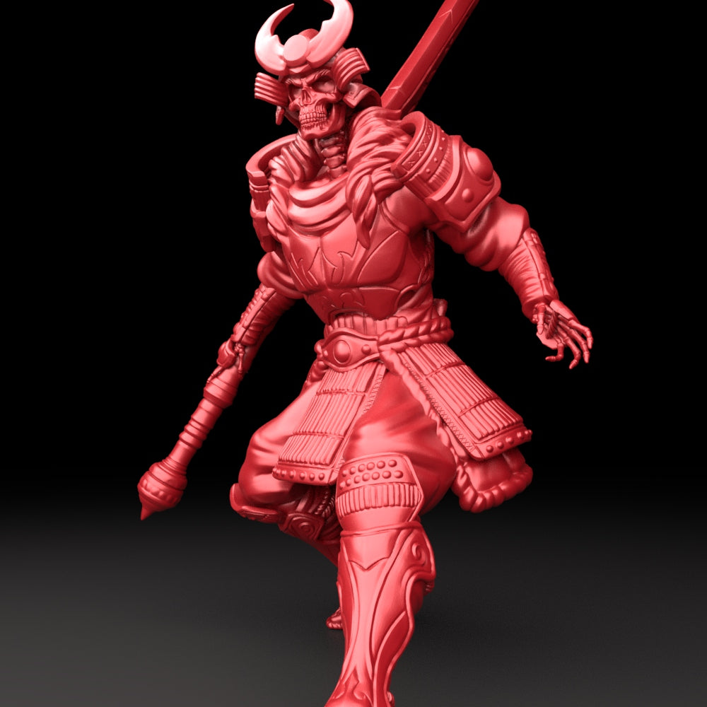 Brayan Nafarrate - Bestiary #5 - Samurai Skeleton #1 - DnD/TTRPG Figure/Miniature