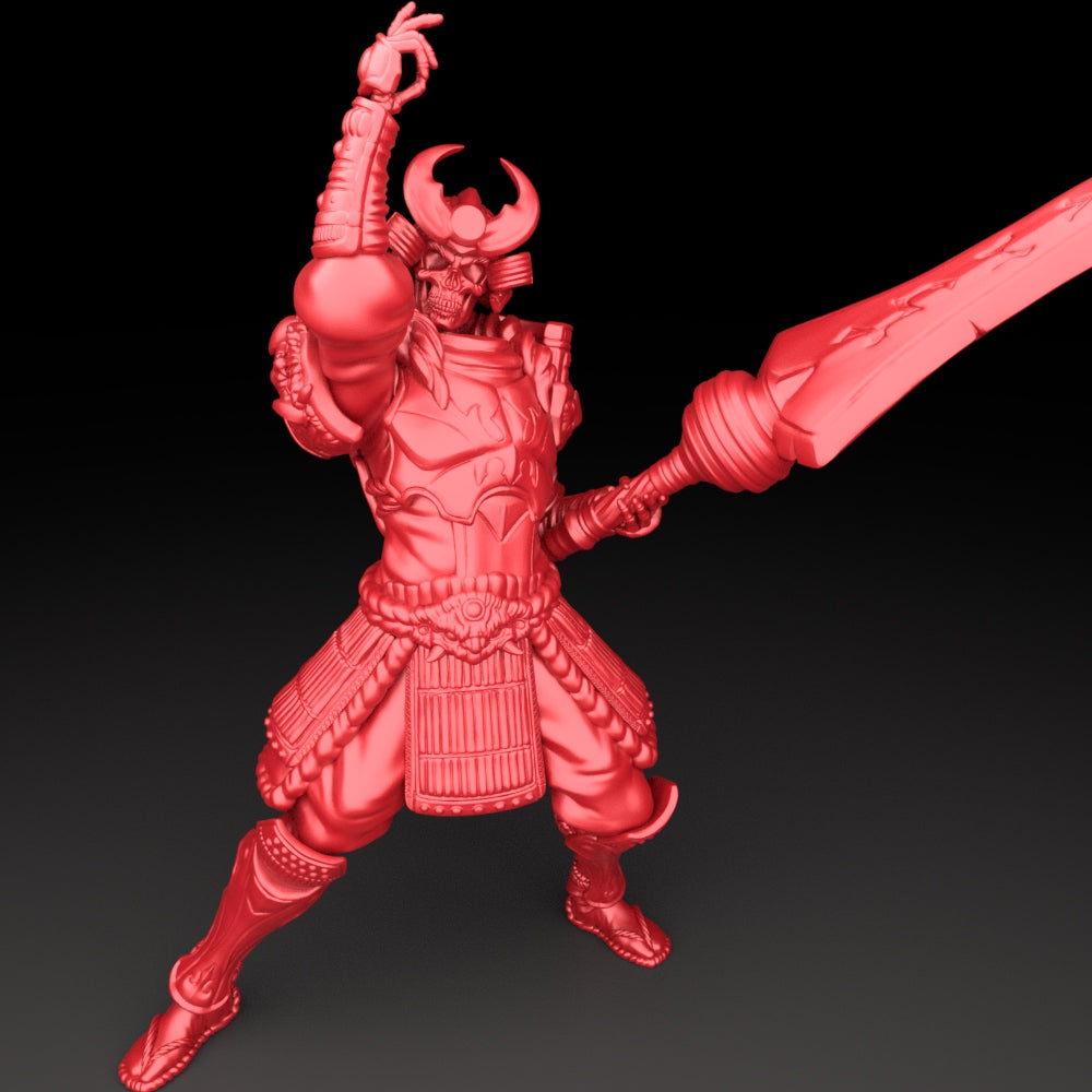 Brayan Nafarrate - Bestiary #5 - Samurai Skeleton #2 - DnD/TTRPG Figure/Miniature