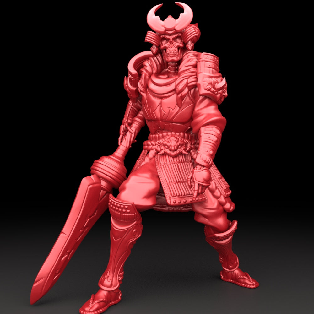 Brayan Nafarrate - Bestiary #5 - Samurai Skeleton #3 - DnD/TTRPG Figure/Miniature