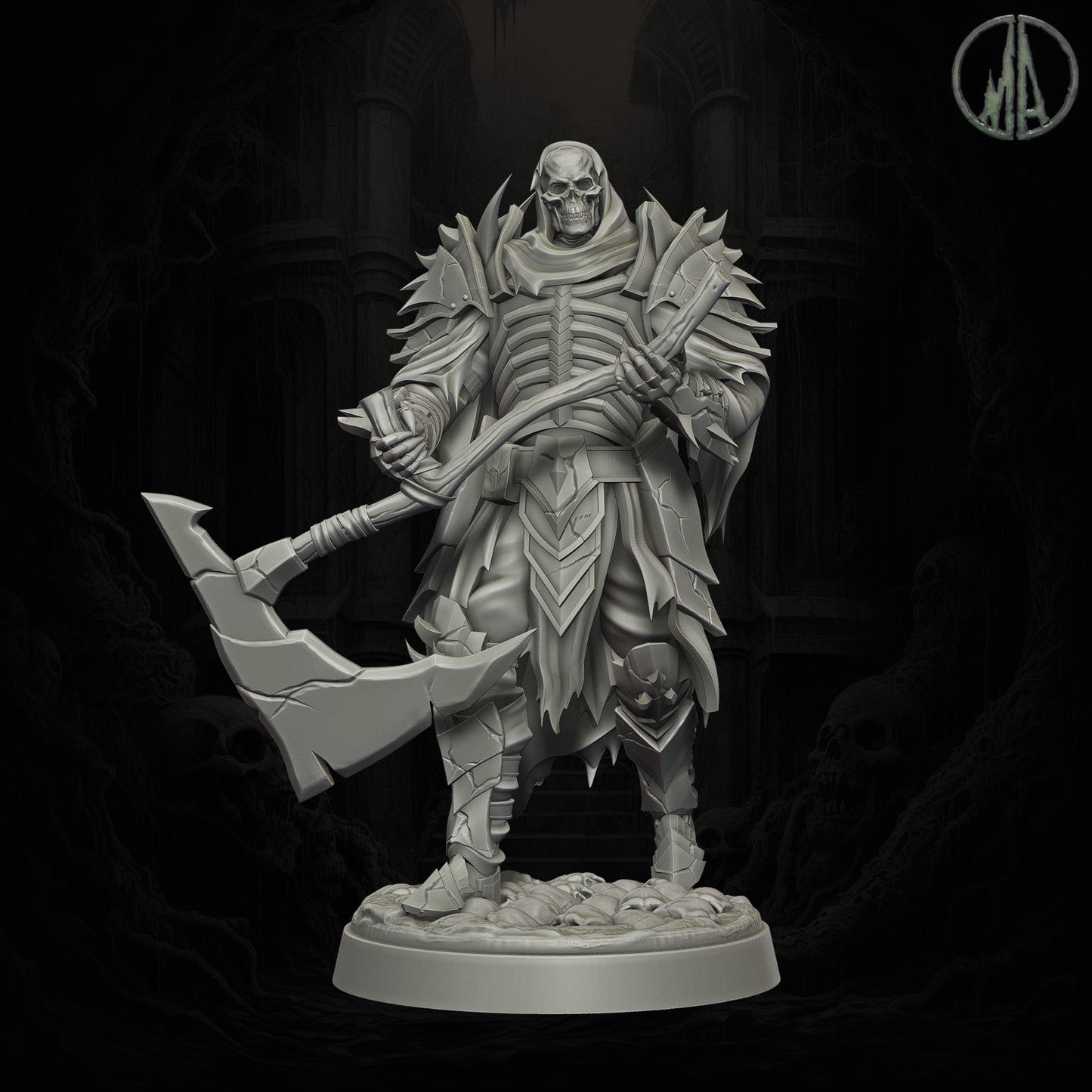 Monolith Arts - Echoes of the Void - Skeletal Warrior #1 - DnD/TTRPG Figure/Miniature