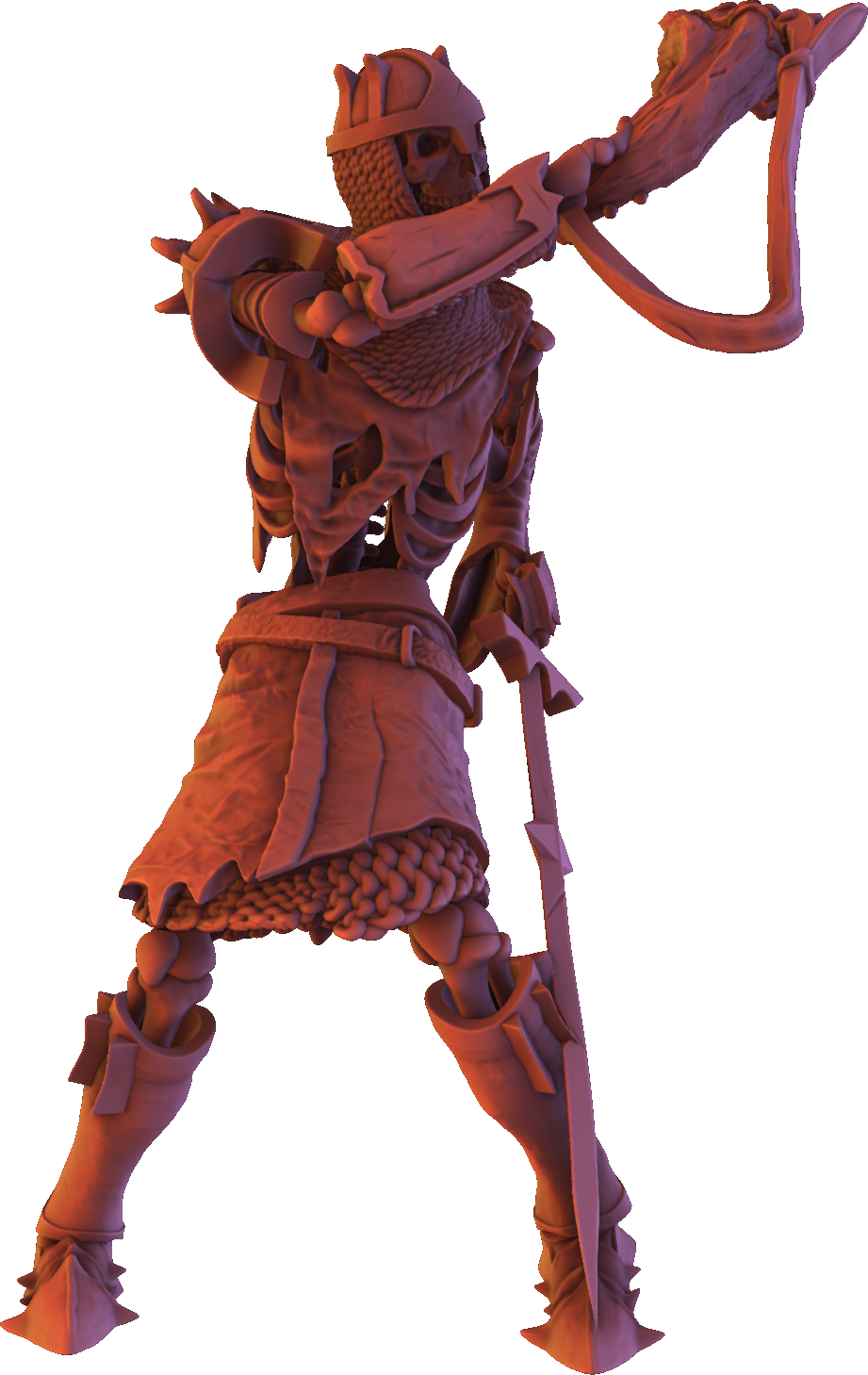 Monolith Arts - Skeletons - Command Group #3 - DnD/TTRPG Figure/Miniature
