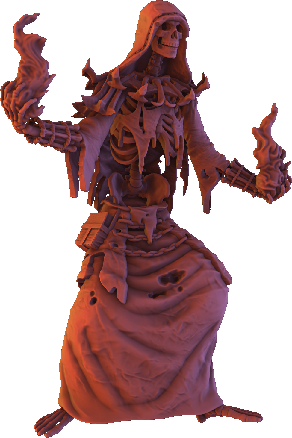 Monolith Arts - Skeletons - Mage - DnD/TTRPG Figure/Miniature