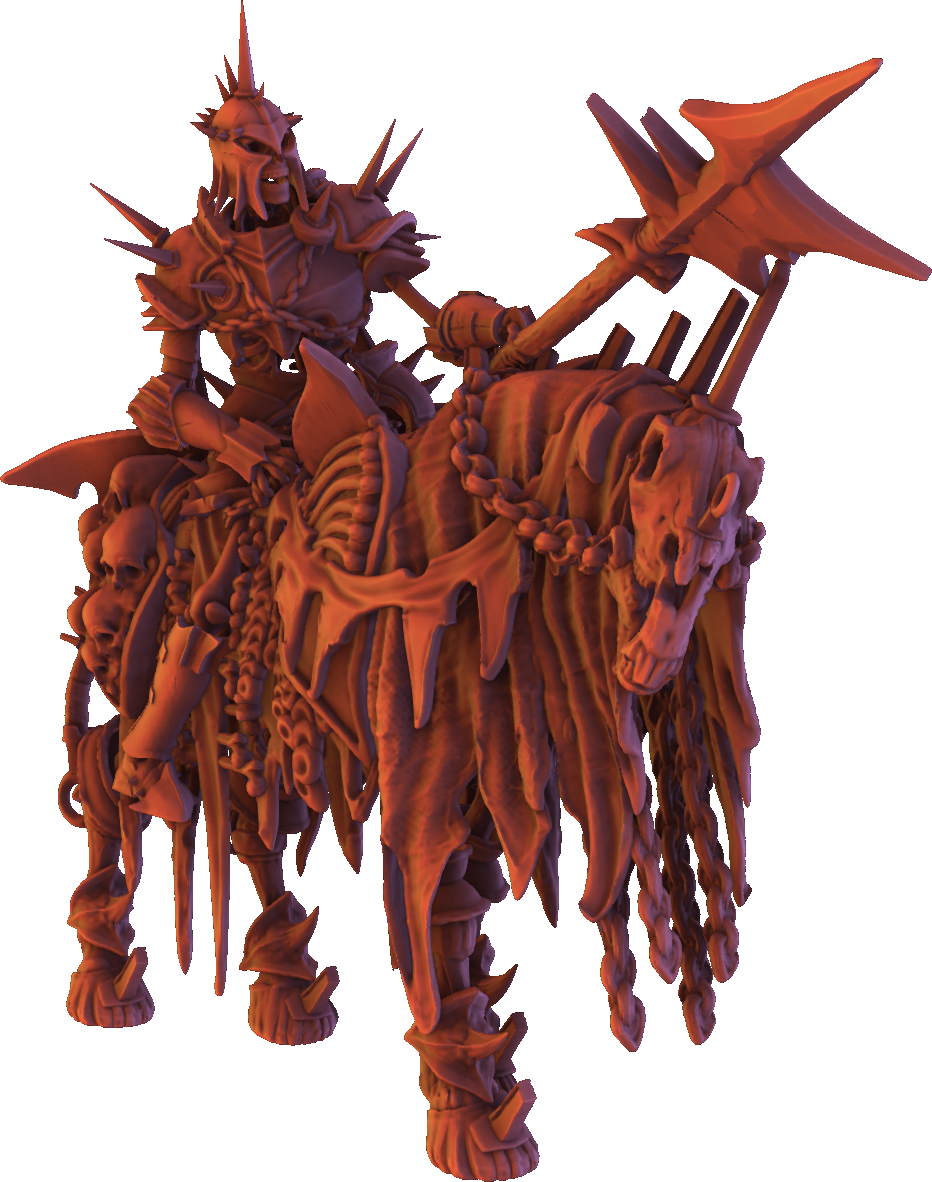 Monolith Arts - Skeletons - Rider - DnD/TTRPG Figure/Miniature