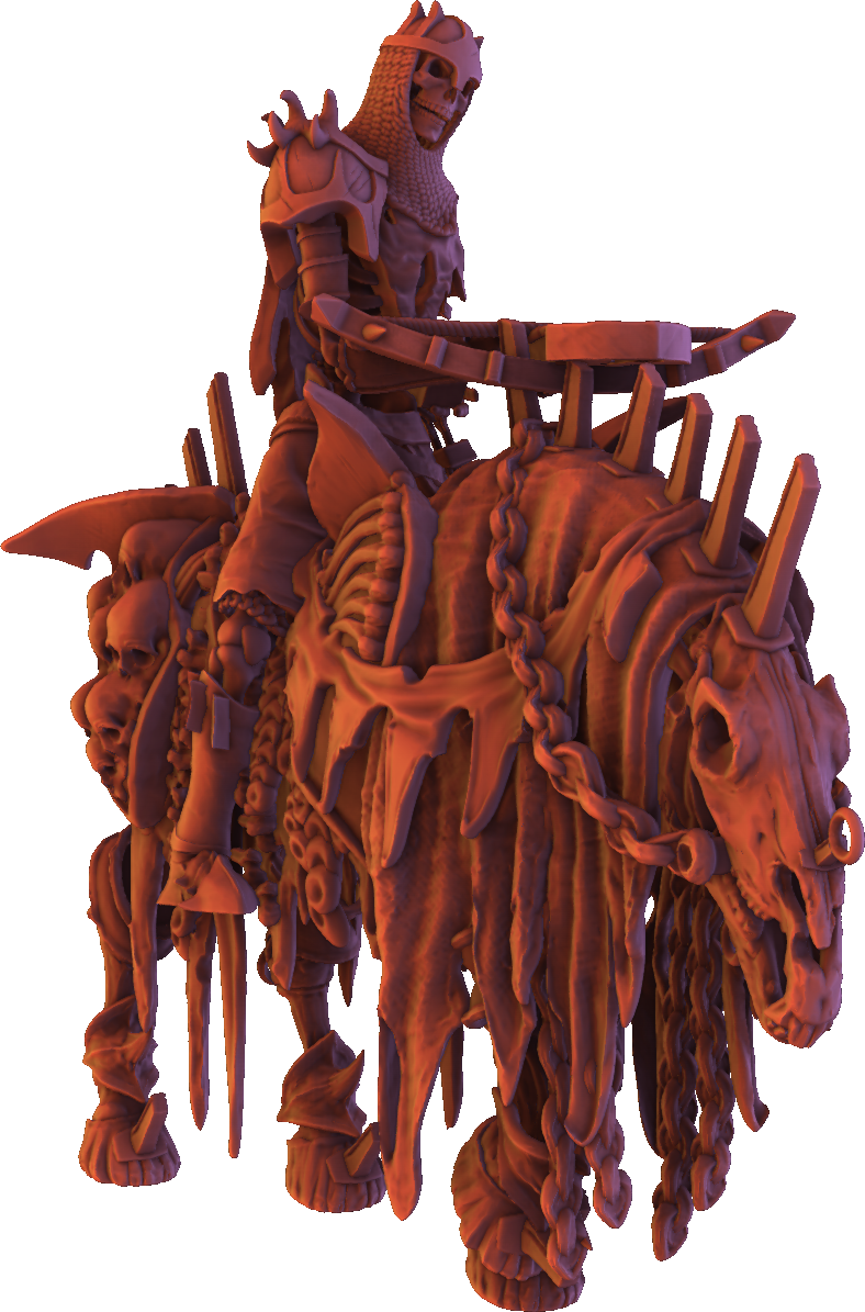 Monolith Arts - Skeletons - Rider - DnD/TTRPG Figure/Miniature