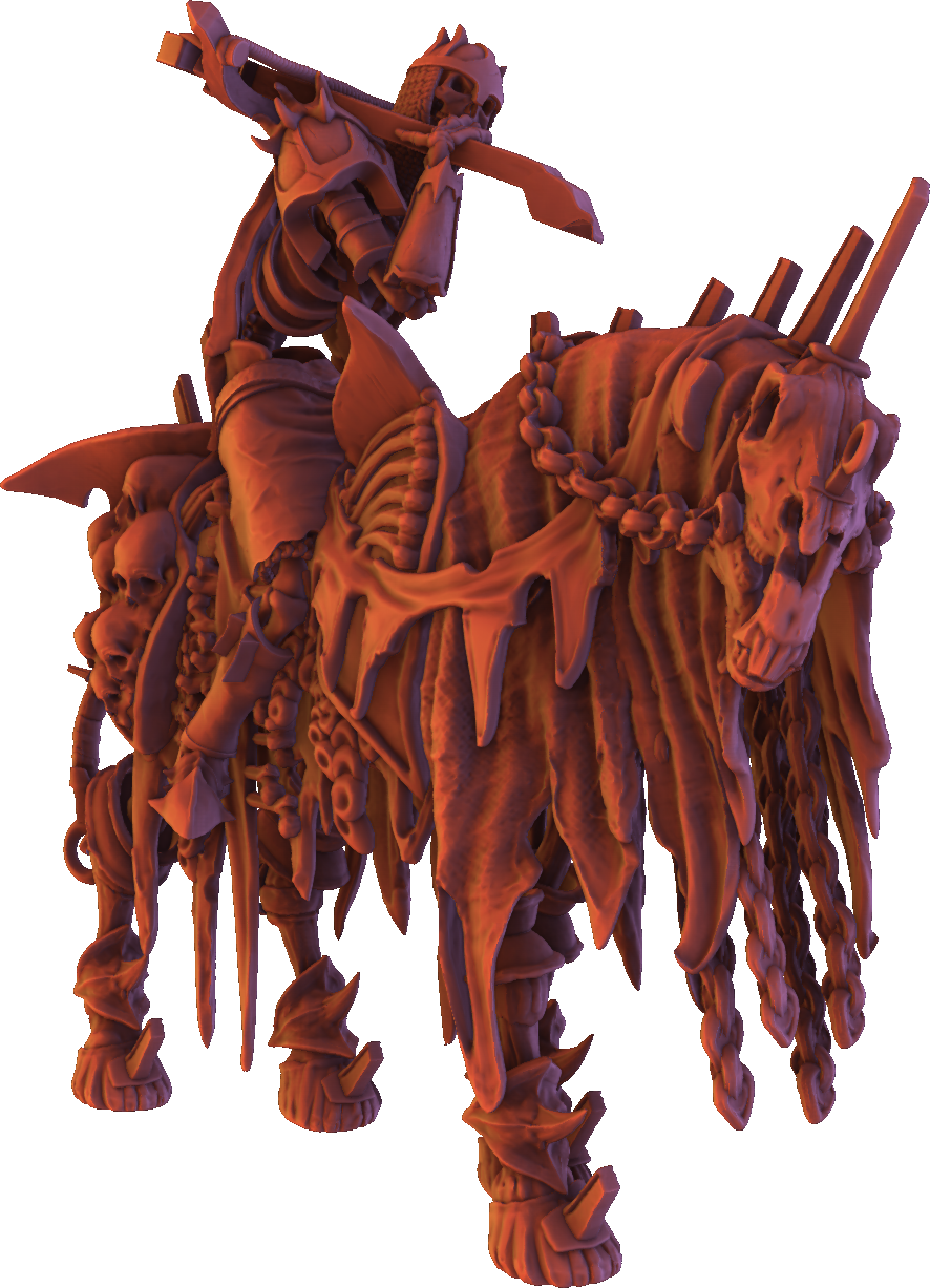 Monolith Arts - Skeletons - Rider - DnD/TTRPG Figure/Miniature