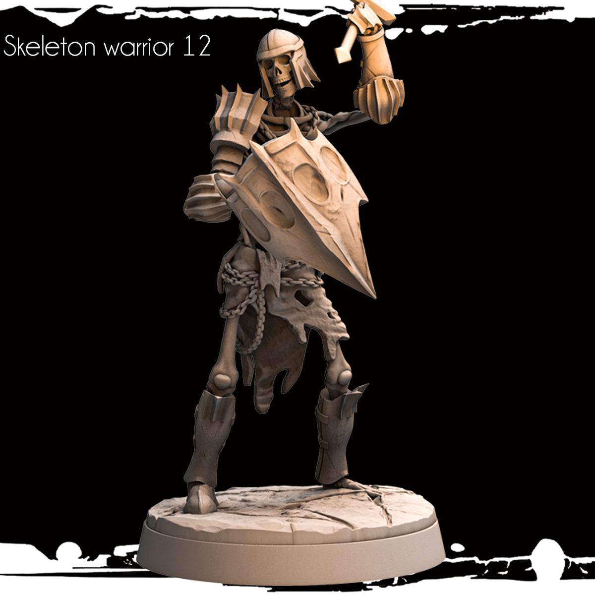 Monolith Arts - Skeletons - Warrior - DnD/TTRPG Figure/Miniature
