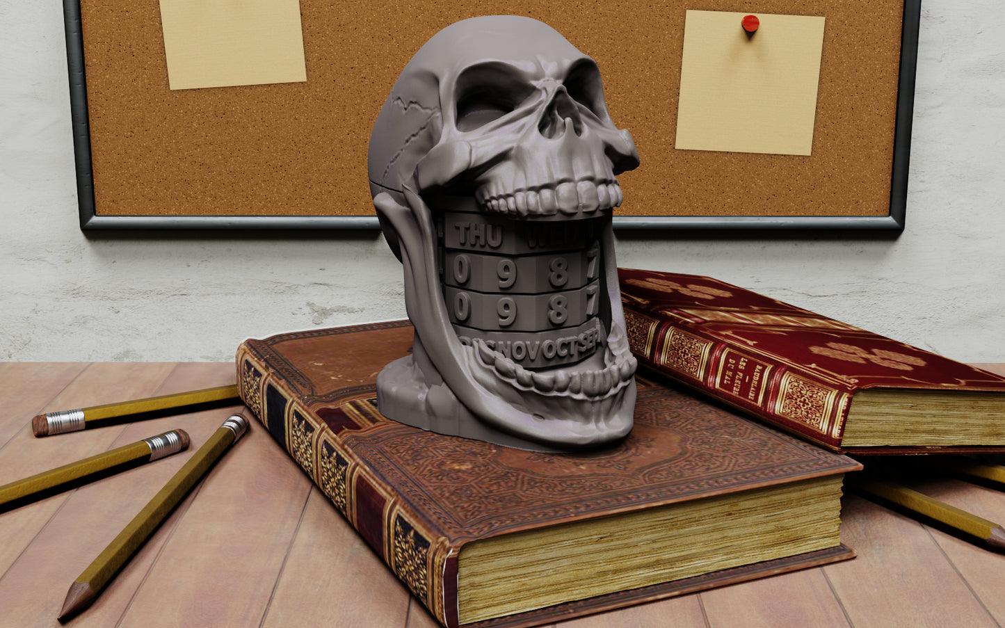 Crosslances - Universal/Perpetual/Reuseable Calender - Skull