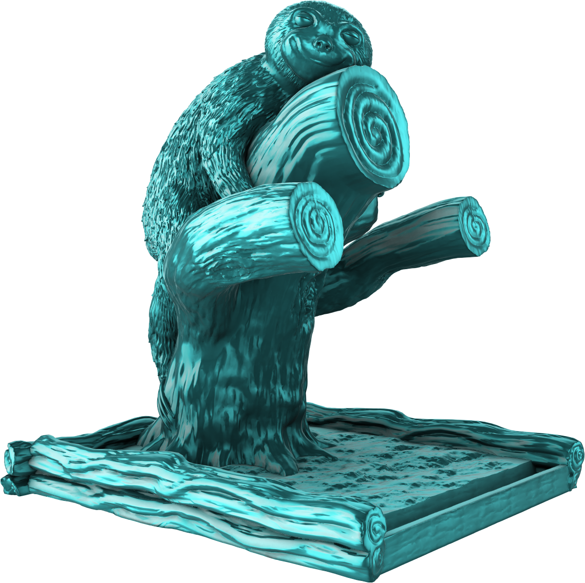 Digital Creative Works - Animal Phone Holder - Sloth - Prop/Decoration