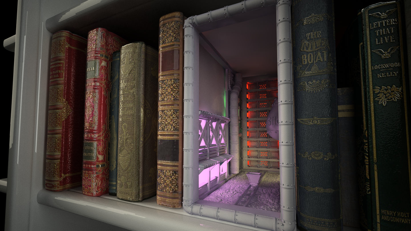 Crosslances - Book Nook/Shelf Insert - Slums