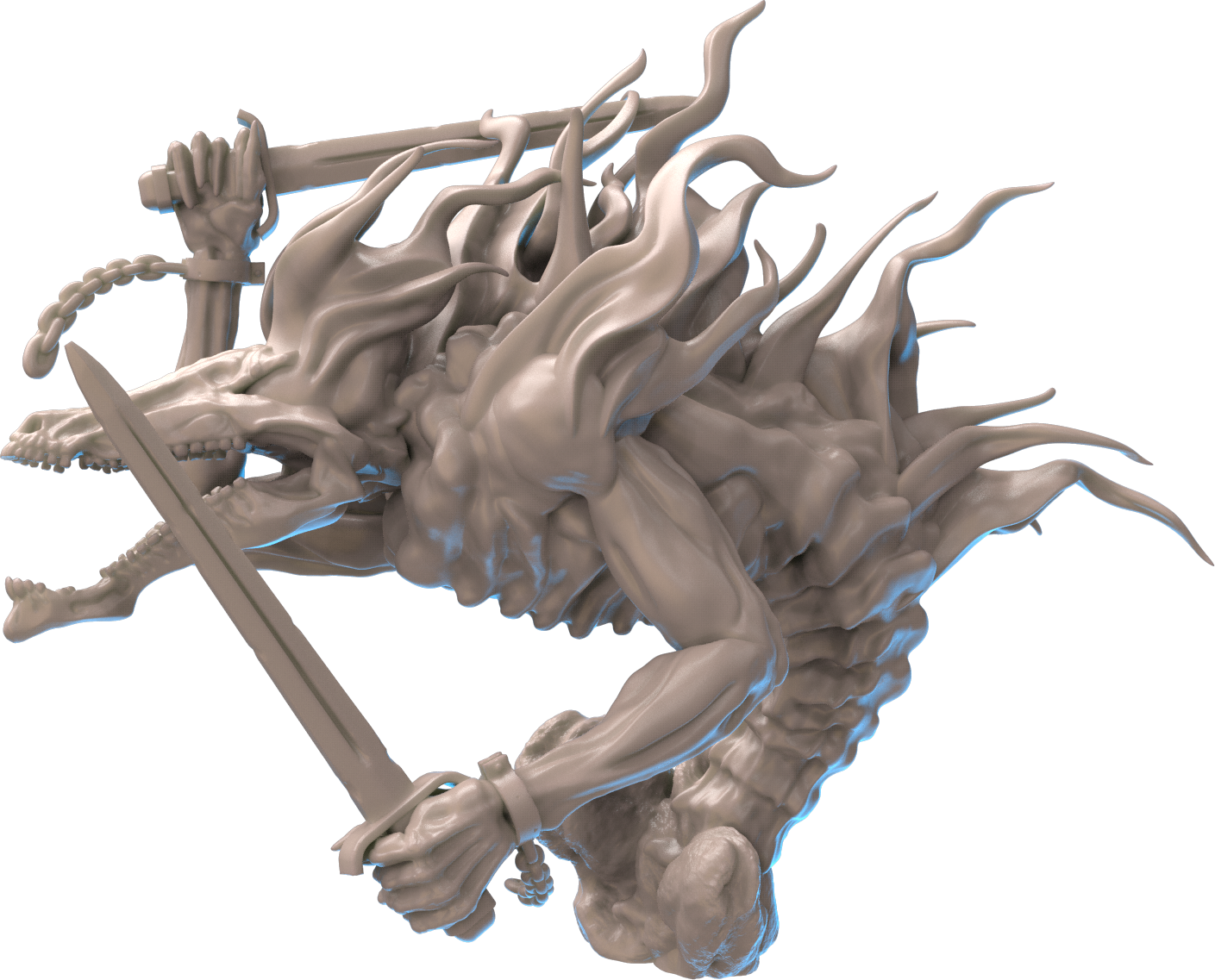 Sync Ratio - Stichghouls - Smoke Wraith #2 - DnD/TTRPG Figure/Miniature