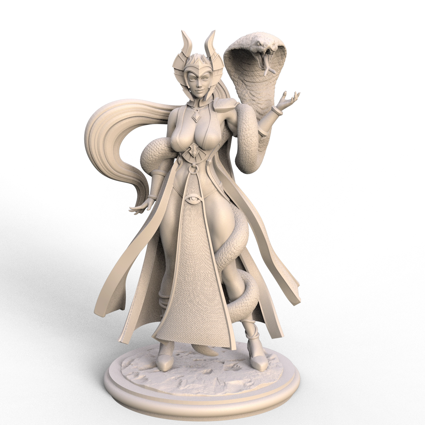 Ravi - Fantasy Girls #3 -  Serpentia the Snake Mage - 75mm Pin Up/Figure/Model/Diorama