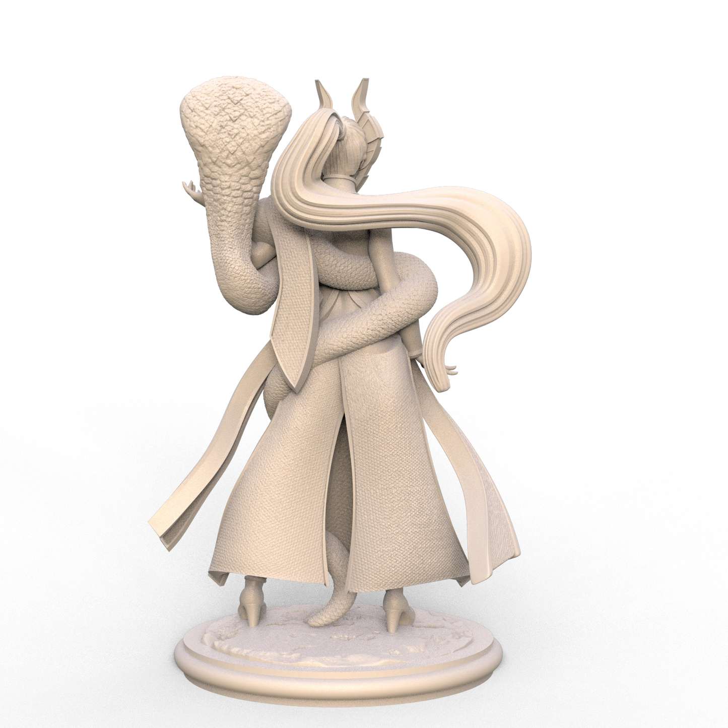 Ravi - Fantasy Girls #3 -  Serpentia the Snake Mage - 75mm Pin Up/Figure/Model/Diorama