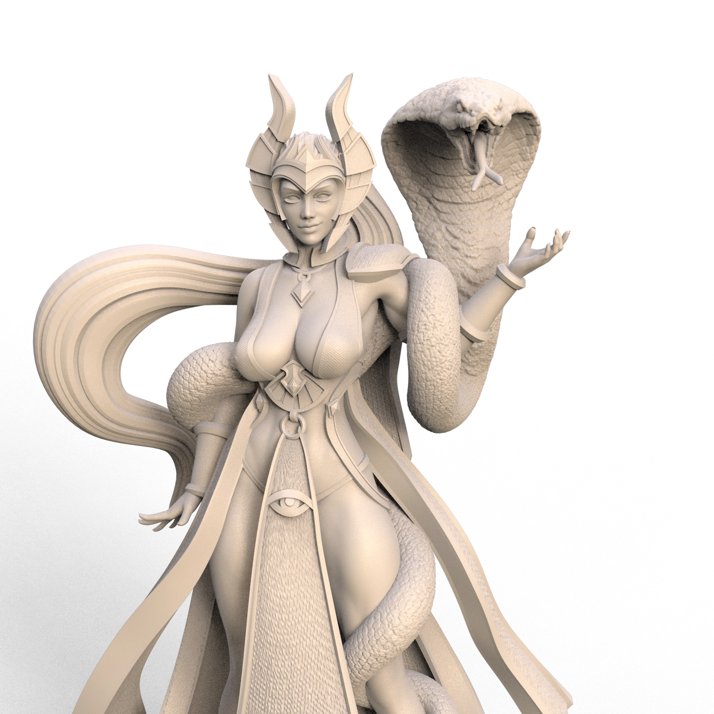 Ravi - Fantasy Girls #3 -  Serpentia the Snake Mage - 75mm Pin Up/Figure/Model/Diorama