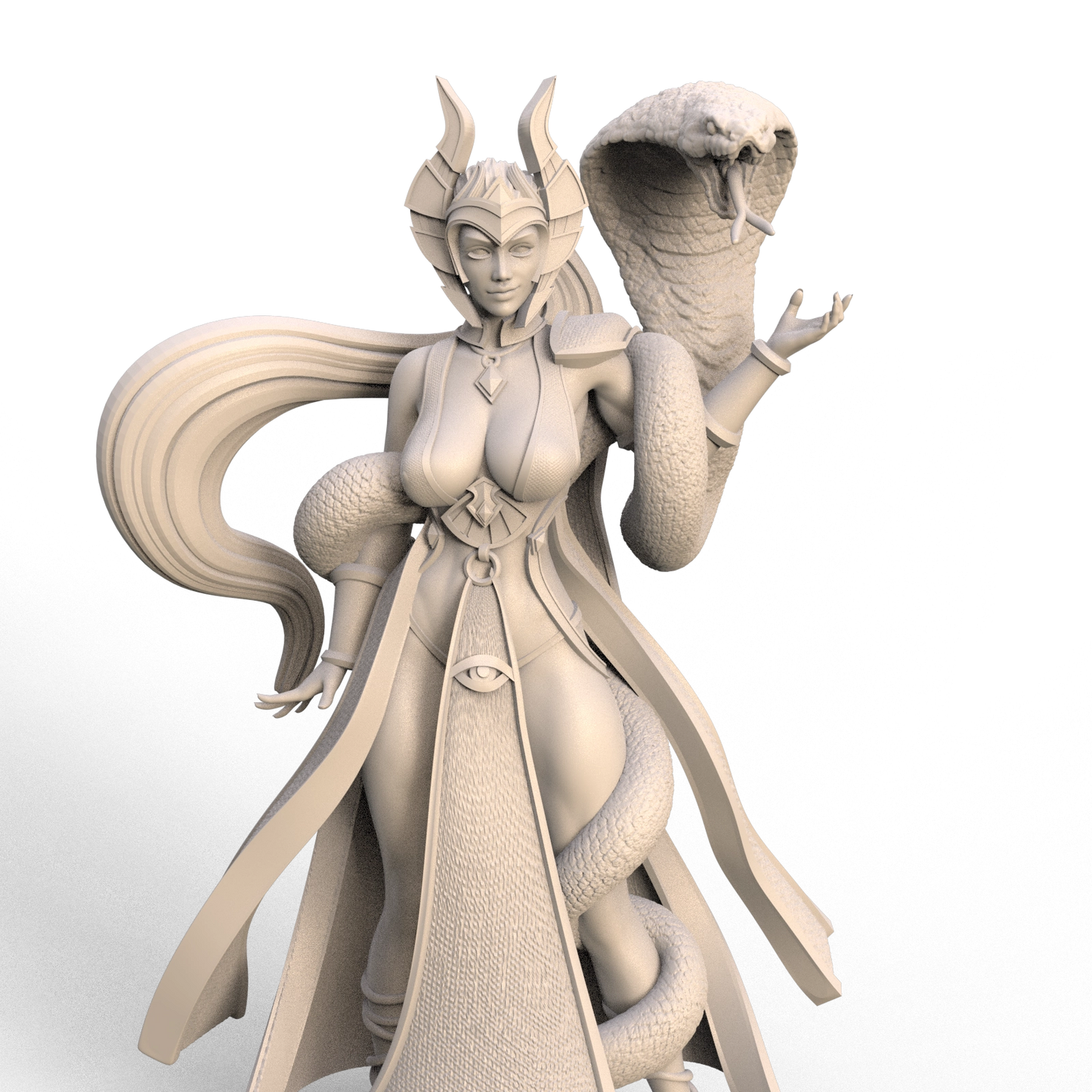 Ravi - Fantasy Girls #3 -  Serpentia the Snake Mage - 75mm Pin Up/Figure/Model/Diorama