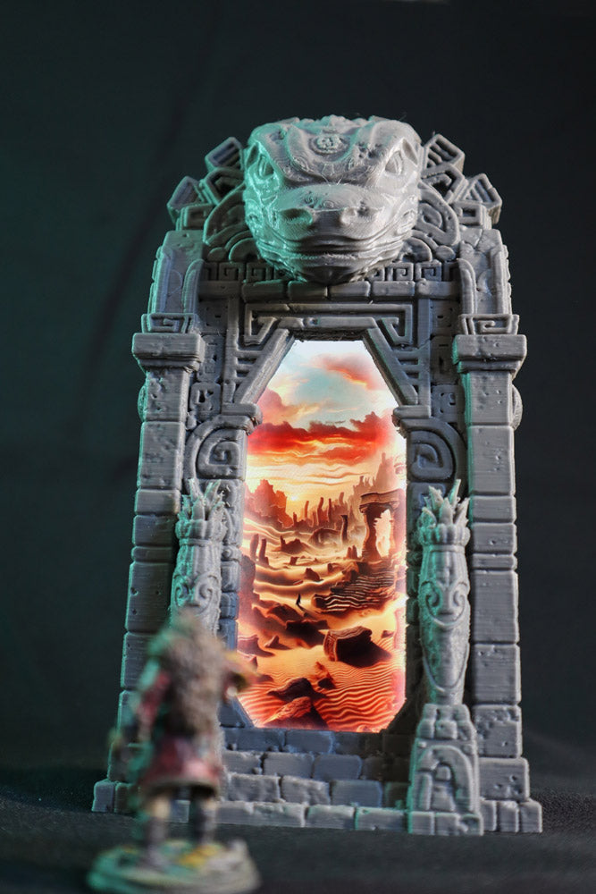 Calling Portals - Snake God - Animated TTRPG/DnD/Pathfinder Terrain