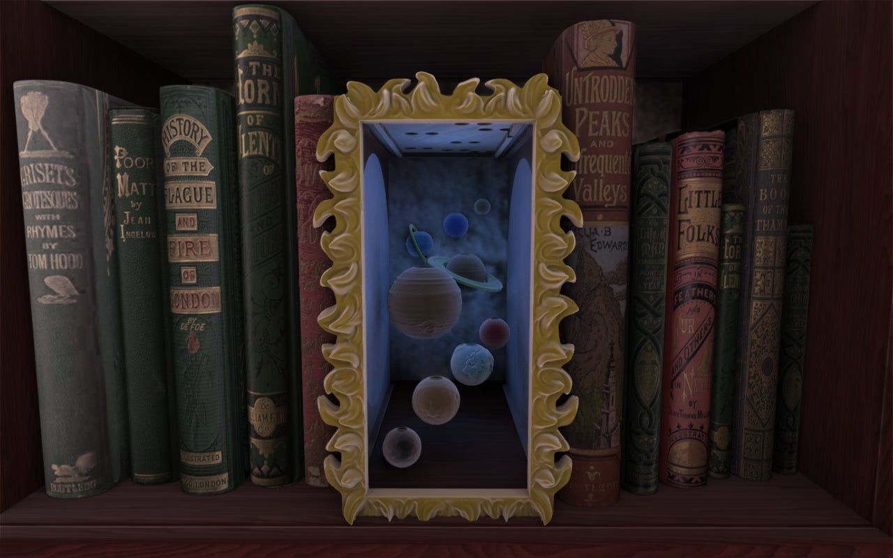Crosslances - Book Nook/Shelf Insert - Solar System