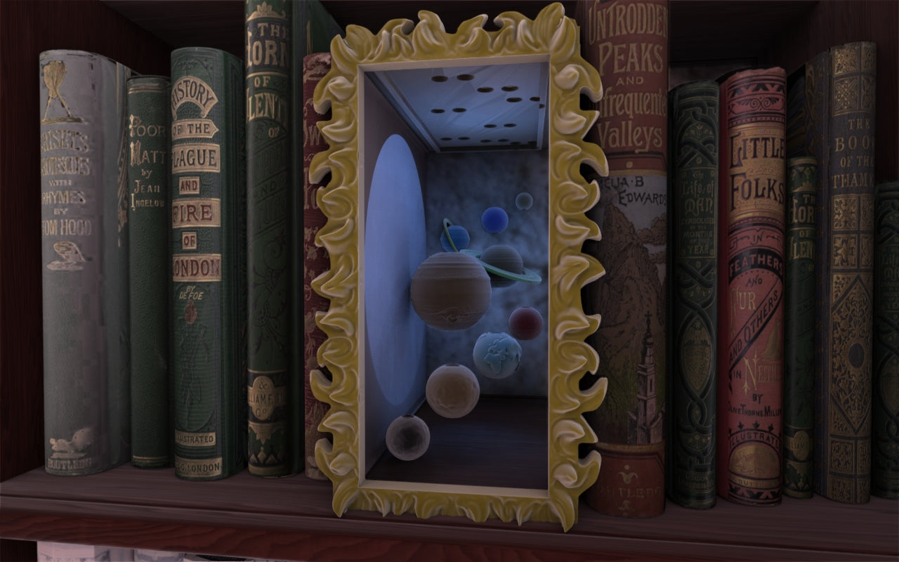 Crosslances - Book Nook/Shelf Insert - Solar System